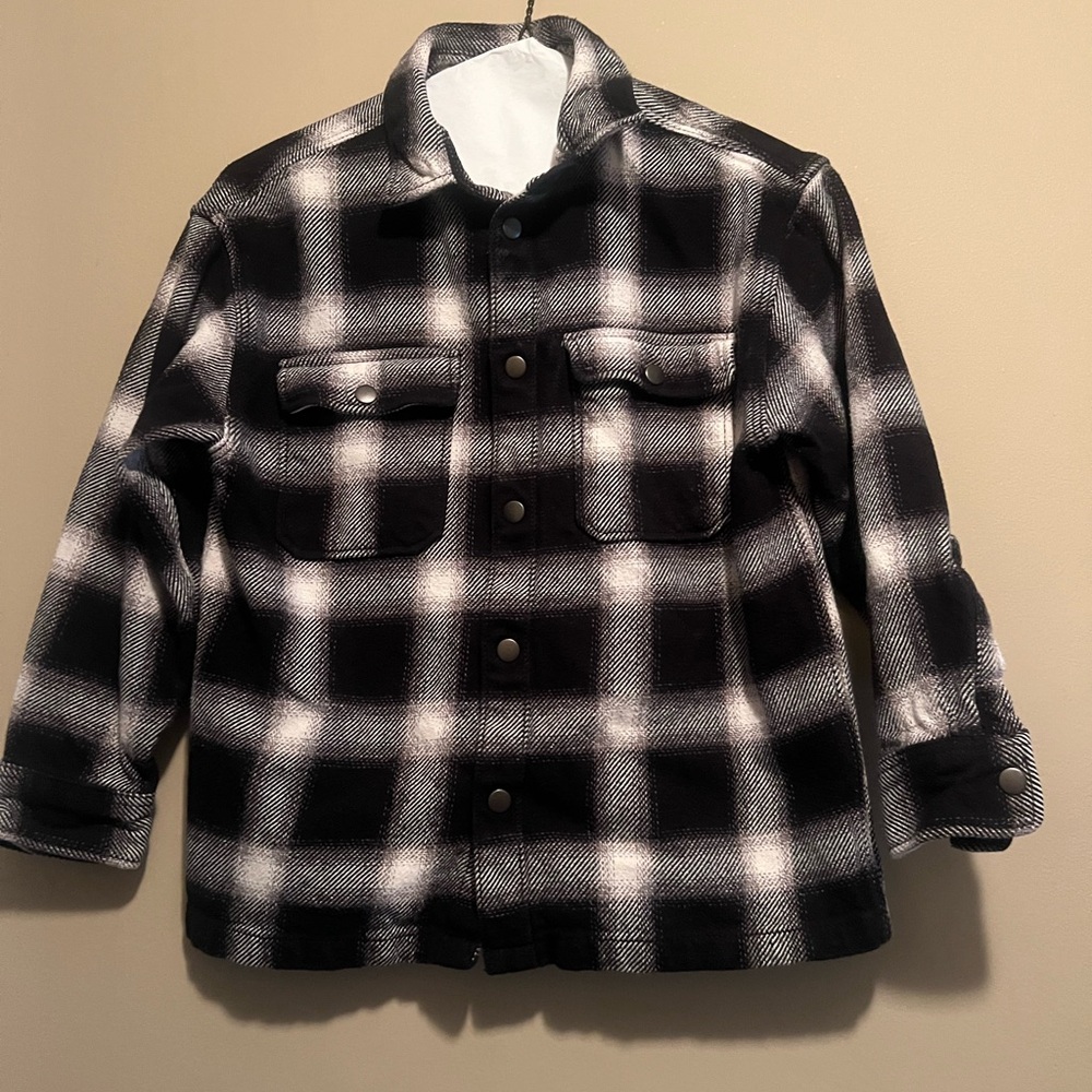 H&M Black and White Patterned Jacket